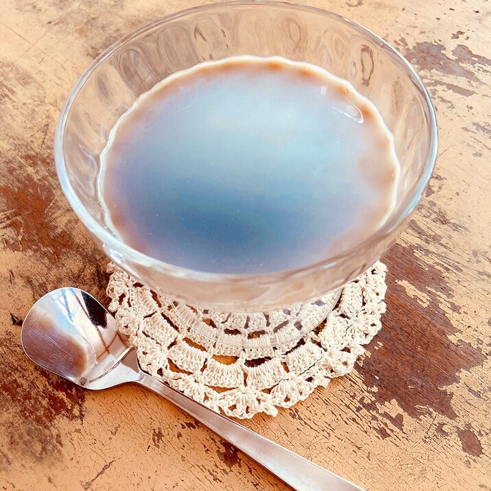 カフェインレスコーヒーベースで作るコーヒーゼリー